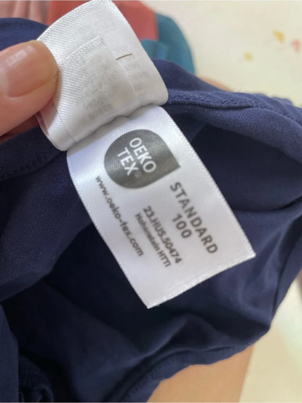 Hannah Andersson Rainbow Tulle Dress Navy Multi size 6/7